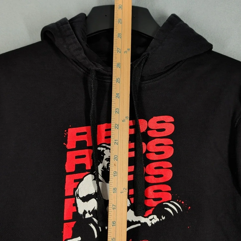 Arnold's‎ Pump Club Hoodie Men L Black Arnold Schwarzenegger Reps Bodybuilding